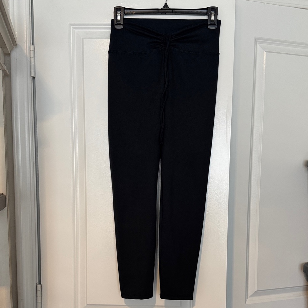 Black Leggings with drawstring waist